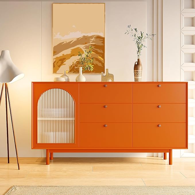 VEELIKE 15.7''x354'' Orange Peel and Stick Wallpaper Boho Removable Thick Orange Contact Paper for Cabinets Countertops Waterproof Solid Color Stick on Wallpaper for Bedroom Bathroom Walls Furniture
