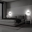 KICAAO Modern Wall Sconces Set of Two, Led Wall Light 10w, 6000k White Light Up Downlight, Hardwired Acrylic Wall Light Lighting, Suitable for Living Room Corridor Bedside (Cool White 6000K 2Pack)