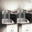 L LOHAS LED Night Light, 2 Pack 5000K Bubble Night Lights Plug into Wall, Acrylic Night Lights with Light Sensor, Adjustable Brightness,Soft White Plug in Nightlights for Rooms Bathroom Hallway