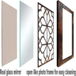 Wocred Set of 2 Rectangular Wall Mirror,Gorgeous Rustic Farmhouse Accent Mirror,Caramel Color Entry Mirror for Bathroom Renovation,Bedrooms,Living Rooms and More(11”x15”)