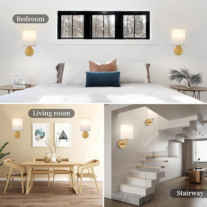 Battery Operated Wall Sconce Set of 2,Rechargeable Wall Lights with Remote Control,Wireless Wall Sconces with 3000mAh Detachable LED Bulb,15 Colours Dimmable Wall Lamp for Bedroom Living Room Hallway