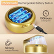 6Pack-Recharge Battery Wall Picture Light with Remote for Painting Gallery Photo Frame Dartboard Portrait Poster,Dimmable Art Display LED Light Indoor Magnetic Mount,3 Lighting & Timer auot-OFF