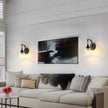 1-Light Black Wall Light,Bathroom Wall Sconce Modern Sconce Light Indoor with Textured Glass Shade,Hardwired Wall Sconce for Living Room Hallway Bedroom Kitchen(E26