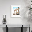 Wiscet Picture Frame Set of 9, 11x14 with Mat or 8x10, White, Classic Design, Engineered Wood, Wall Mount or Tabletop