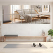 Vlush Home Gym Mirror Tiles 11'' x 11'' x 8PCS Full Body Mirror Full Length & Wall Mounted Mirrors Decorative for Home Gym, Door, Bedroom & Bathroom