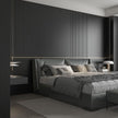 Abyssaly 24 Inch X 196 Inch Black Wood Self Adhesive Paper Decorative Self-Adhesive Film Furniture Real Wood Tactile Sensation Surfaces Easy to Clean