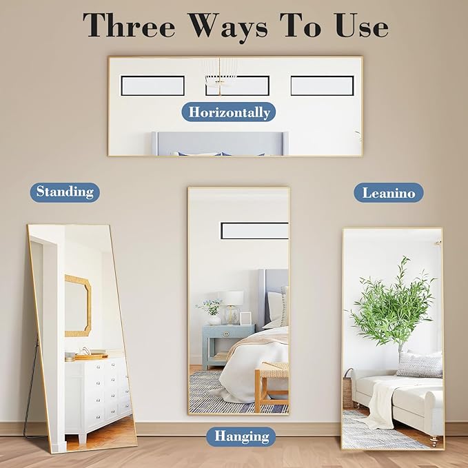 DUMOS Full Length Mirror with Stand 15