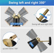 Plug in Wall Sconce, Dimmable Wall Sconce Adjustable Wall Lights with Plug in Cord and Dimmer On/Off Rotary Switch, Wall Mounted Light for Bedside Bedroom Doorway(One Bulb Included)