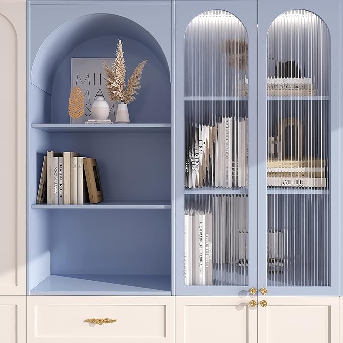 VEELIKE Thick Periwinkle Blue Wallpaper Peel and Stick Blue Contact Paper for Cabinets Desk Bookshelves Countertops 24''x354'' Removable Self Adhesive Matte Blue Wall Paper for Bedroom Bathroom Dorm