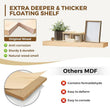 36x8x1.6 inch Floating Shelves Set of 2 – Solid Wood Rustic Wood Wall Mounted Shelf for Kitchen, Bathroom, Living Room