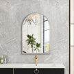Arched Bathroom Mirror, Wall Mounted Mirror Arch Mirror Aluminum Alloy Frame Bathroom Mirror Living Room, Bedroom, Bathroom and Entryway 20