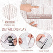 MelunMer Pink Modern Peel and Stick Wallpaper Boho Removable Self Adhesive 787''L 17.3''W Wallpaper for Bedroom/Bathroom Waterproof Contact Paper for Cabinets/Drawers Geometric Contact Paper Pink