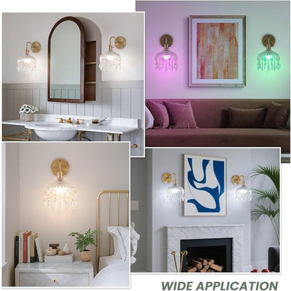 Vintage Battery Operated Wireless Wall Sconces, Rechargeable Battery Antique Brass Wall Lights,Luxury Corridor Lamp with Remote for Dining Room Hallway Living Room, Set of Two