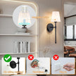 Battery Operated Wall Sconces Set Of 2, Wireless Battery Wall Light With 10000mAh RGB Rechargeable Magnetic Bulb, Rechargeable Wall Sconce With Remote Control For Bedroom, No Electrician Required