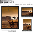 A PLUS MAX 20x27 Picture Frame Set of 2, Black Engineered Wood Frame for 20 x 27 Inch Picture Poster Photo, Light Weight 20 by 27 Frame with Wood-grain for Wall - 2 Pack/Black/20 x27