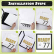 2 Pack T Shirt Display Frame, 11.3'' X 11.3'' Black Imitation Wood T Shirt Frame with 98% UV Protection Acrylic, 1