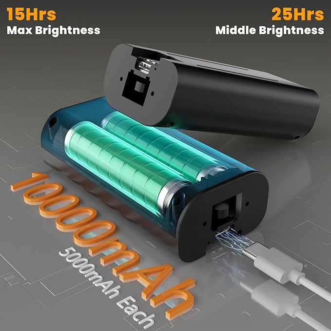 Lightbiz Picture Light for Wall 20inch, 10000mAh Rechargeable Battery Operated Cordless Dimmable Wall Lights for Picture on Wall with Remote Timmer, Picture Lights for Gallery Artwork, Paintings