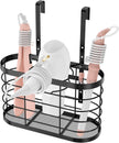 3 in 1 Hair Tool Organizer - Adjustable Height Wall Mounted/Cabinet Door Bathroom Organizer, Under Sink for Hair Dryer, Flat Irons, Curling Wands, Straighteners