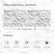 LACHEERY 3D Floral Wallpaper Peel and Stick Faux Embossed Wallpaper 17.5