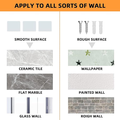 Acrylic Wall Shelves,Clear 6 inch Floating Shelves for Display,Echo,Cameras,Speaker,Plant,Router Wall Mounted Transparent Small Invisible Shelves with Adhesive Bedroom Bathroom Living Room Decoration