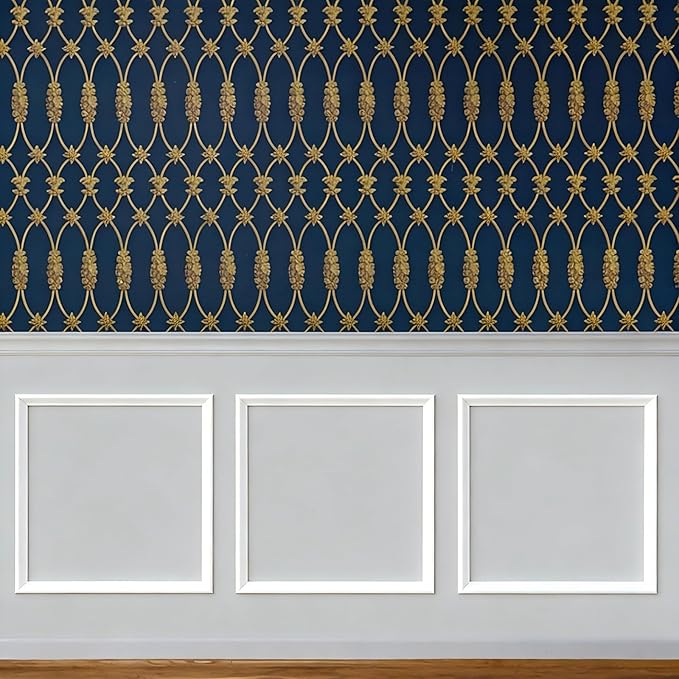 COUKIU Pre-Cut 3 Set Peel and Stick Wall Molding Trim Kit, 20