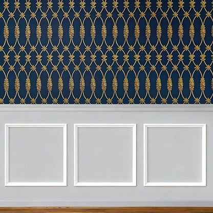COUKIU Pre-Cut 3 Set Peel and Stick Wall Molding Trim Kit, 20" x20" Premade Wainscoting Panels, Self Adhesive Moulding Panel for Interior Walls Picture Frame