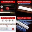 V-Shape Under Cabinet Lighting Kit - 4pcs 12