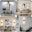 Shineled Wall Sconces Set of 2, 29'' Battery Wall Sconce with Remote Control, 350° Gold Rotatable Dimmable Wall Lamp, Wireless Wall Lights for Bedroom, Living Room