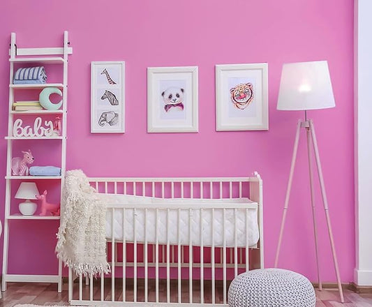 118''x15.7'' Pink Wallpaper Solid Color Pink Peel and Stick Pink Contact Paper for Cabinets Self-Adhesive Removable Girls Bedroom Kids Room Decor Vinyl Roll Matte, (MP25)