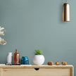 VEELIKE Thick Dusty Blue Peel and Stick Wallpaper Blue Contact Paper for Cabinets Countertops Desk Doors 24''x118'' Waterproof Self Adhesive Vinyl Blue Wall Paper for Bedroom Boys Room Living Room