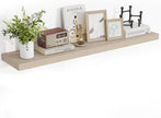 48 Inch Floating Shelves, 3D Textured Wood Grain, 48