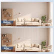 NeatiEase Peel and Stick Wall Molding Kit 6-Frame Premade, Ready-to-Assemble Wall Moulding Panel Frame, Self Adhesive Wainscoting Panels, Accent Molding Trim for Interior Walls Home Decor (Style 1)