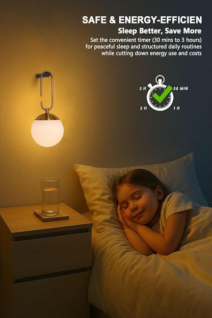 Battery Operated Wall Sconces Set of 2, Black & Gold Wireless Hanging Opal Glass Globe Wall Lamp with Touch & Remote, 12 RGB Colors & 3 Color Modes, Rechargeable Dimmable Wall Light for Bedroom