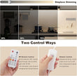 MY BEAUTY LIGHT Bright Silicone LED Under Cabinet Lights, 3.8ft Plug-in 4000K 950lm Warm White Dimmable Under Cabinet Lighting Strip with RF Remote for Kitchen, Under Counter, Bedroom, Bathroom Decor