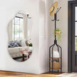 JJUUYOU Mirrors for Wall Metal Framed Decorative Irregular Large Mirrors 26