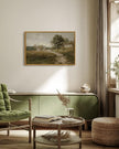 InSimSea Framed Canvas Wall Art Vintage Decor, Room Decor Classical Oil Painting Canvas Prints Arkville Landscape Vintage Wall Art Home Decor, 16
