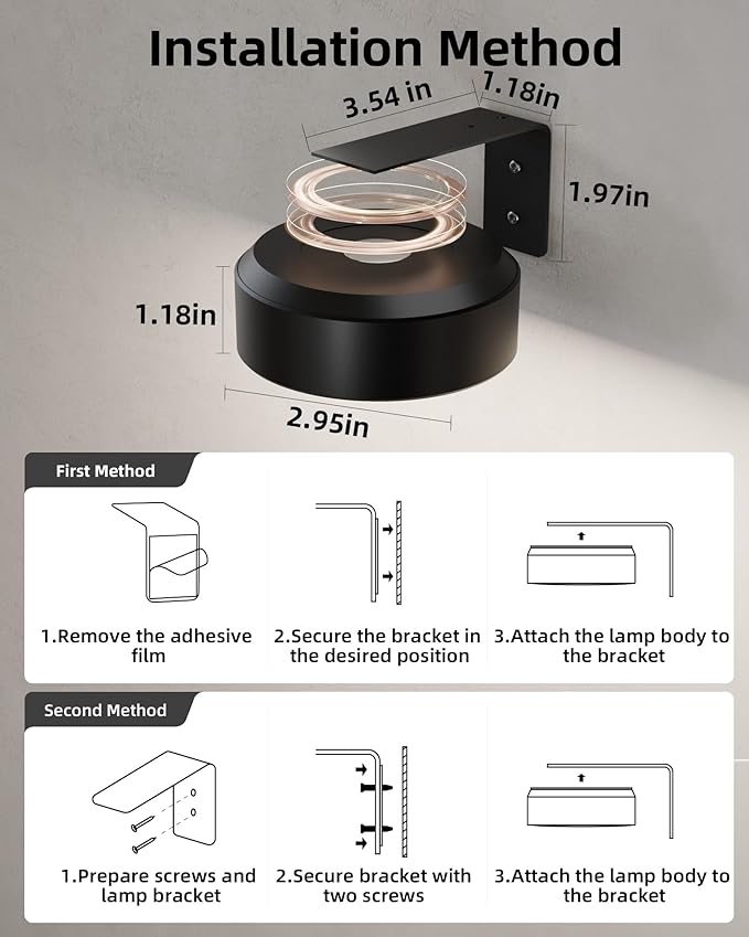 EZVALO Picture Lights for Wall, 2000mAh Rechargeable Battery Magnetic Poster Lights with 3 Color Temps & 12 RGB, Remote Dimmable Timer Painting Light, Wall Decor Light for Art Display, Frame (6 Pack)