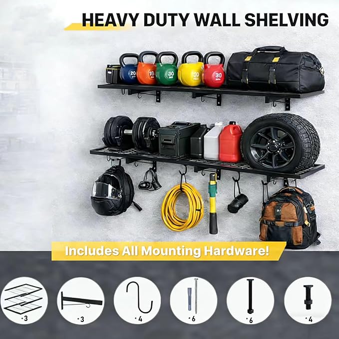 Garage Wall Shelving, 46
