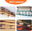 Ultrawall Wall Mount Wood Organizer and Lumber Storage Metal Rack with 3-Level - Indoor & Outdoor Use, 2 Pack