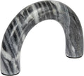 Creative Co-Op Marble Arch Tabletop Shelf, Grey Accent Decor