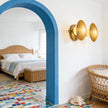 Modern Gold 2 Llight Mushroom Wall Sconces, Globe Spherical Wall Lamp, Mid Century Small Brass Vanity Single Ball Lights Fixture, Contemporary Milk Glass Wall Mounted Lamp for Bedroom Bathroom Hallway