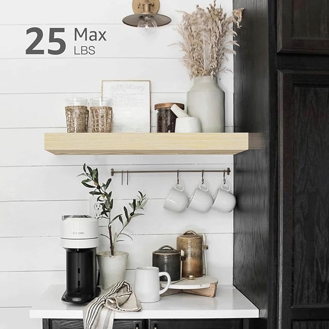 QEEIG Bathroom Floating Shelves for Wall - 15.7