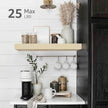 QEEIG Bathroom Floating Shelves for Wall - 15.7
