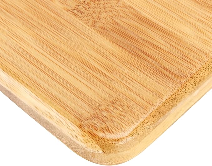 JOIKIT 4 PCS 16 Inch Bamboo Floating Shelves Wall Mounted, Bamboo Wall Shelf, Decorative Floating Shelf for Bedroom, Kitchen, Bathroom, Living Room