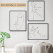 puthiac Picture Frame, Black Oak Wood, 11 x 14 inches, 3 Pack - Minimalist Wall Art Decor, Picture and Prints