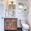 QEEIG Bathroom Floating Shelves for Wall - 15.7