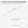 Axeman 30 Inch Floating Shelves | Picture Ledge Shelf Set of 2 | White Wall Shelves with Lip | White Picture Shelf for Wall with Ledge | Photo Ledges 30 Inch