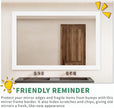 Peel and Stick Wallpaper Borders 390” x 4” Self Adhesive Mirror Frame Border Wood Grain DIY for Kitchen Bathroom Mirror Removal Border Sticker Wall Decor Cover 10.8 Sq.Ft, White Wood