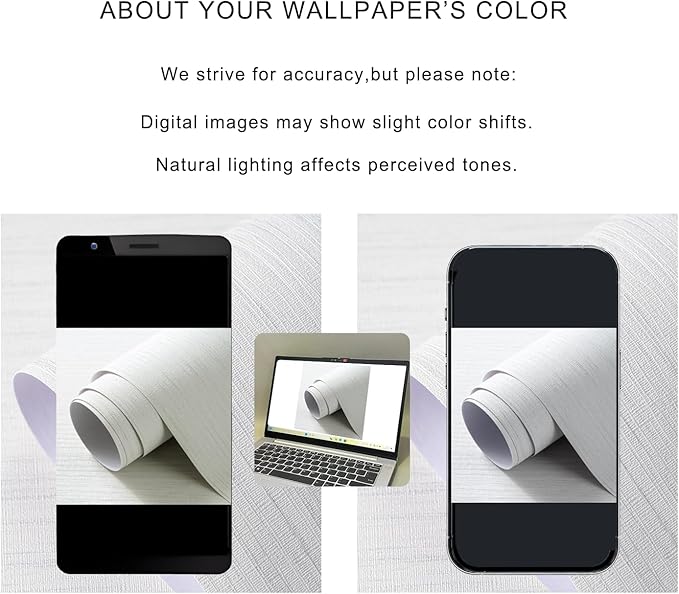 Grasscloth Textured Wallpaper White Peel and Stick 24inX393in Fabric Wall Paper Upgraded Thick Self-Adhesive Vinyl Contact Paper for Home Use