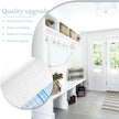 Dimoon 17.7''x118'' Peel and Stick Wallpaper White Contact Paper for New Environmentally Friendly Materials Thickening Upgrade Embossed Renter Friendly Wall Paper Modern Vinyl Wrap Countertop Bedroom
